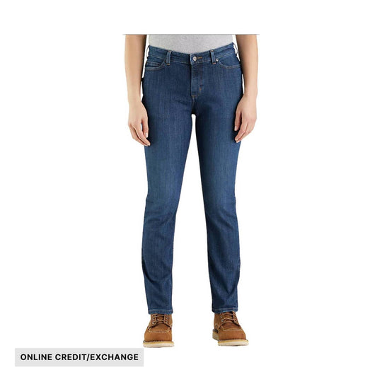 Carhartt Women's Rugged Relaxed Fit Jean - Willow - ONLINE CREDIT/EXCHANGE - Lenny's Shoe & Apparel