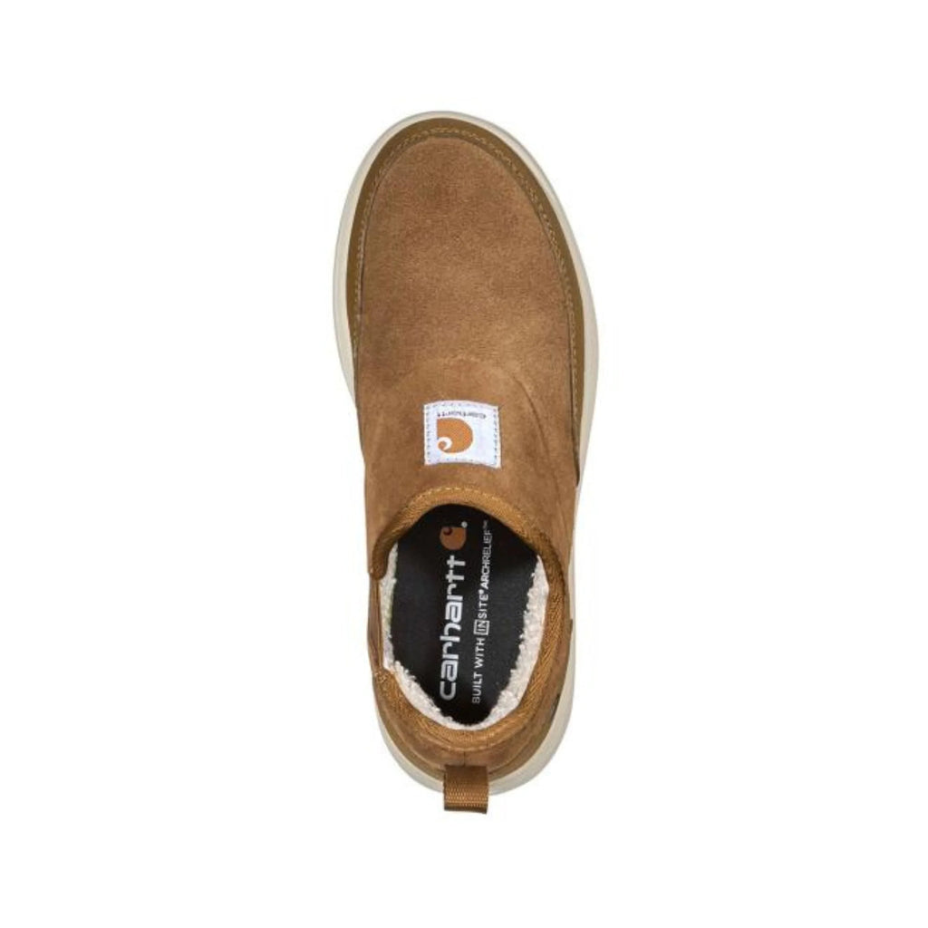 Carhartt Women's Detroit Lined Slip On - Dark Brown/Sandstone - Lenny's Shoe & Apparel