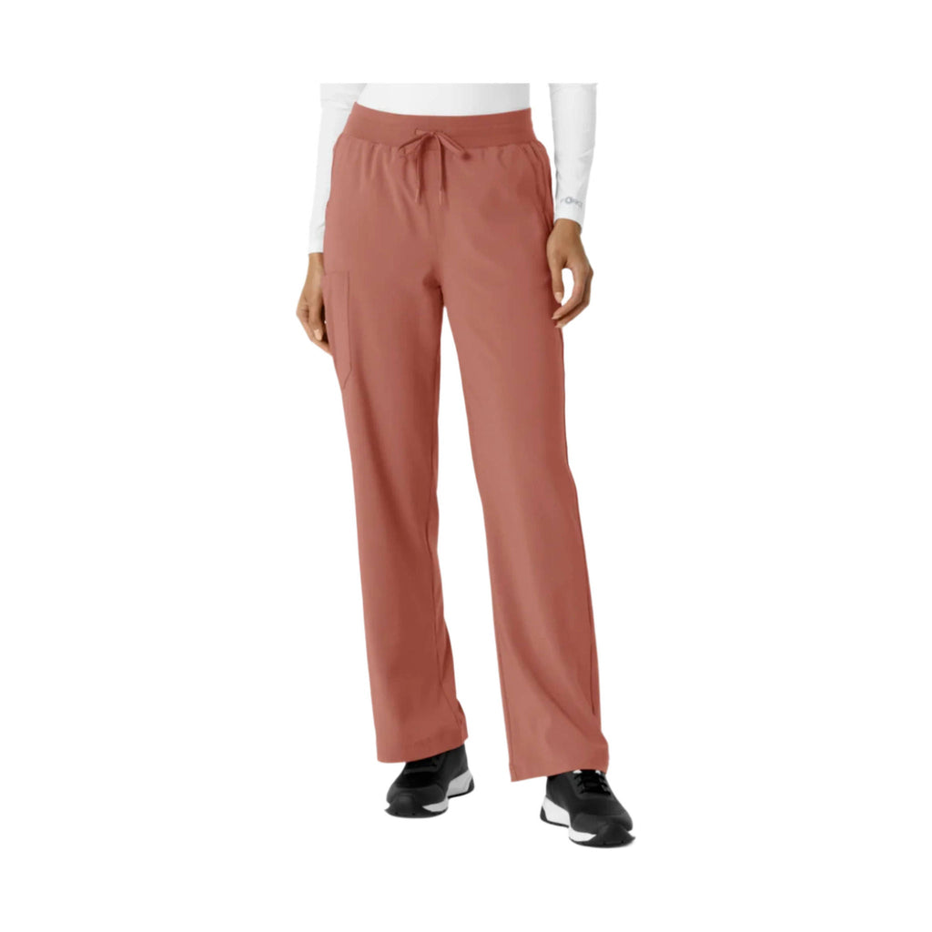 Carhartt Women's Force Cross Flex Boot Cut Scrub Pant - Wild Rose - Lenny's Shoe & Apparel