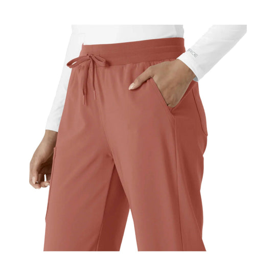 Carhartt Women's Force Cross Flex Boot Cut Scrub Pant - Wild Rose - Lenny's Shoe & Apparel