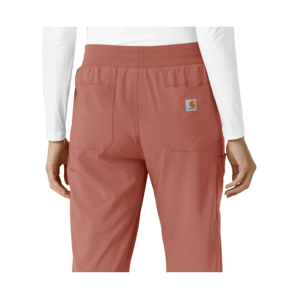 Carhartt Women's Force Cross Flex Boot Cut Scrub Pant - Wild Rose - Lenny's Shoe & Apparel