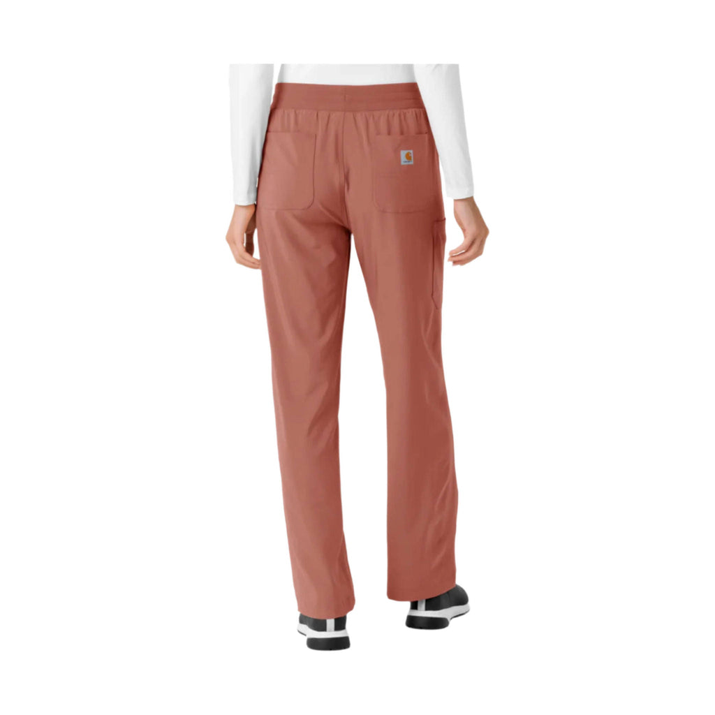 Carhartt Women's Force Cross Flex Boot Cut Scrub Pant - Wild Rose - Lenny's Shoe & Apparel