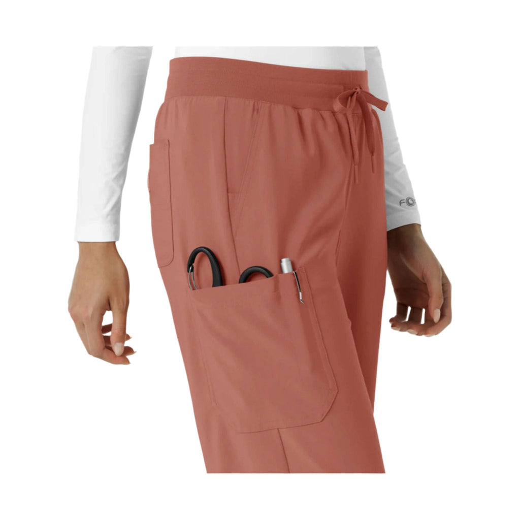 Carhartt Women's Force Cross Flex Boot Cut Scrub Pant - Wild Rose - Lenny's Shoe & Apparel