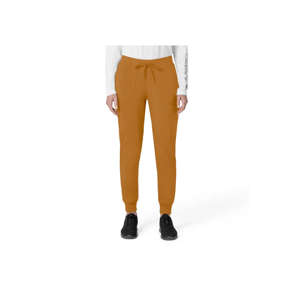 Carhartt Women's Force Cross Flex Cargo Jogger Scrub Pant - Fox Brown - Lenny's Shoe & Apparel