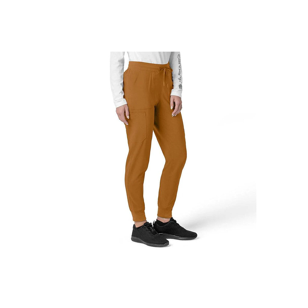 Carhartt Women's Force Cross Flex Cargo Jogger Scrub Pant - Fox Brown - Lenny's Shoe & Apparel