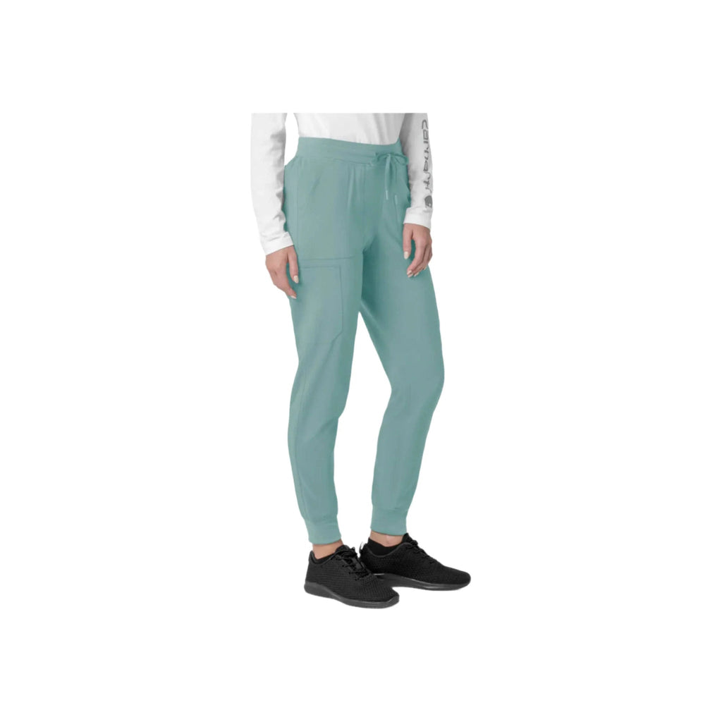 Carhartt Women's Force Cross Flex Cargo Jogger Scrub Pant - Summer Blue - Lenny's Shoe & Apparel