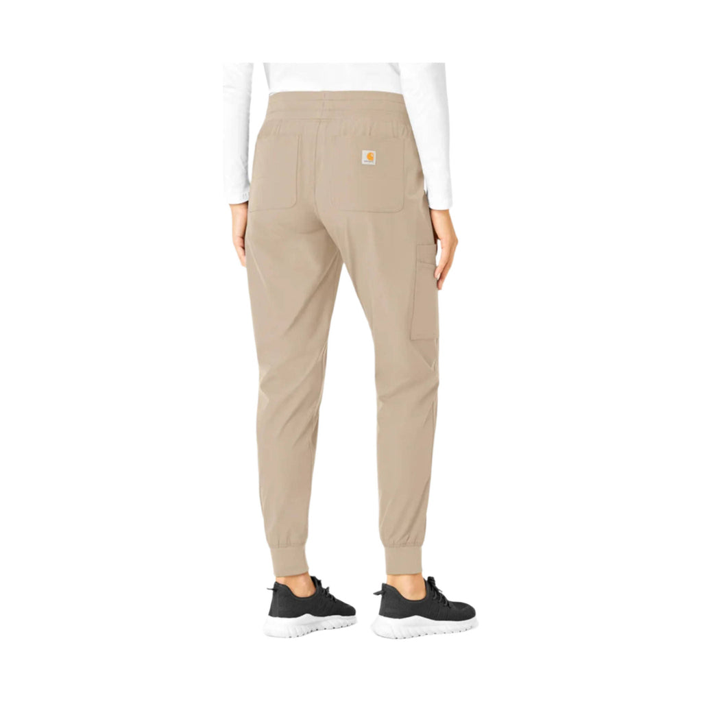 Carhartt Women's Force Essentials Jogger Scrub Pant - Khaki - Lenny's Shoe & Apparel