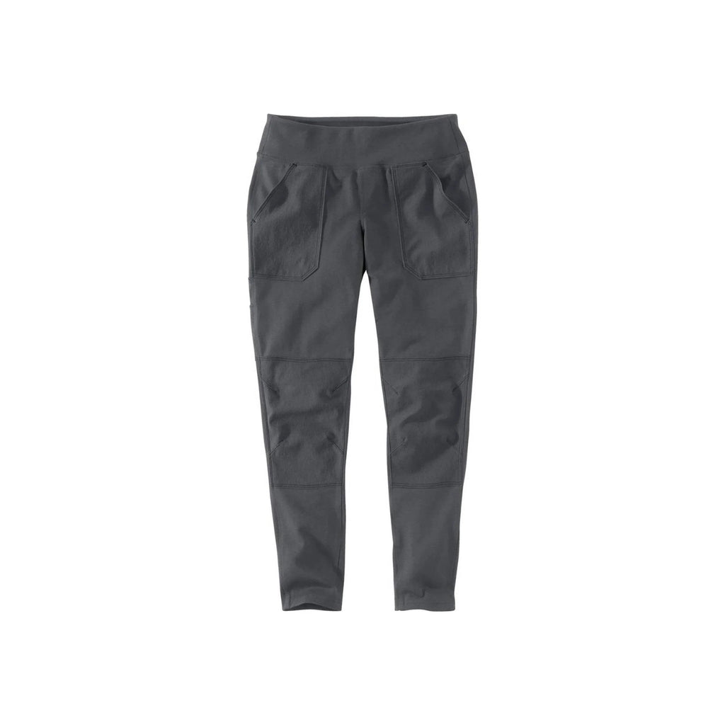 Carhartt Women's Force Fitted Midweight Utility Legging - Oyster Gray - Lenny's Shoe & Apparel