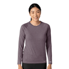 Carhartt Women's Force Performance Long Sleeve Scrub Tee - Black Plum Heather - Lenny's Shoe & Apparel