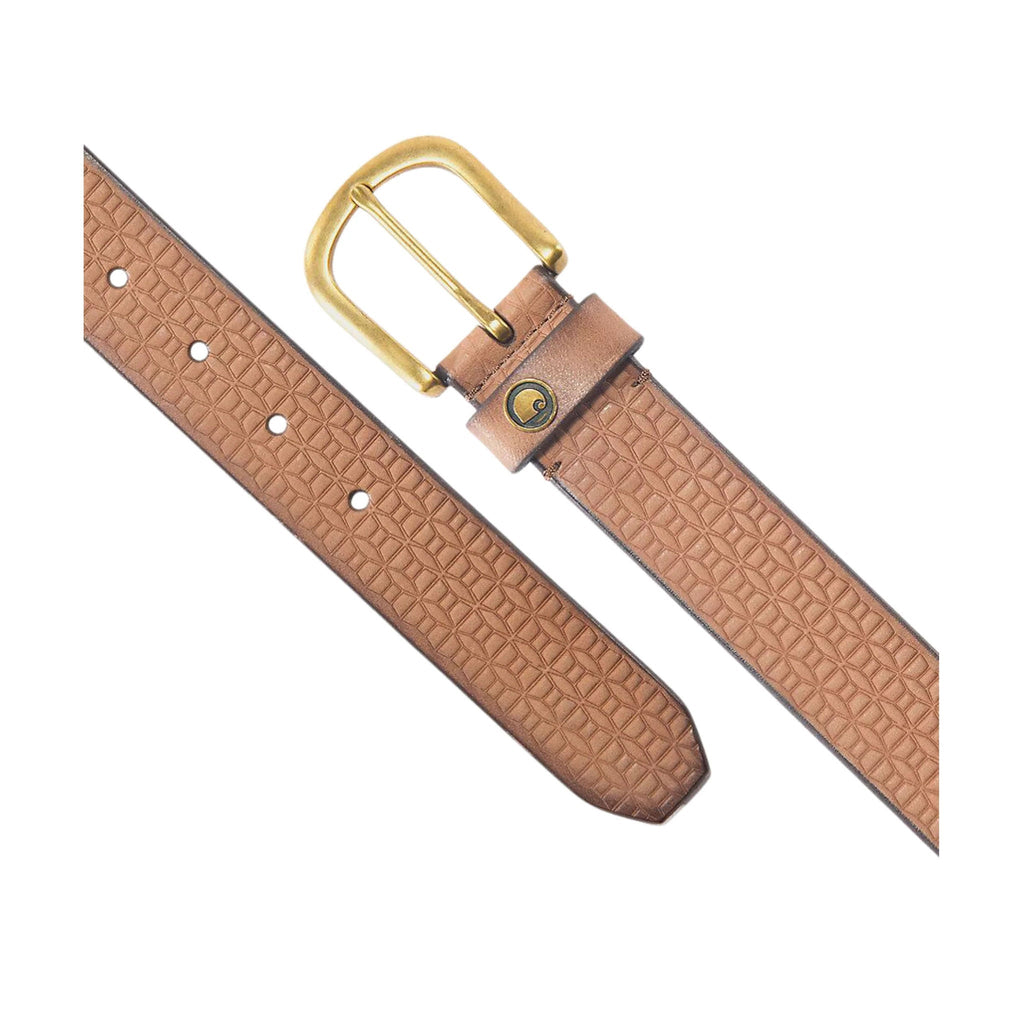 Carhartt Women's Leather Basketweave Belt - Dark Brown - Lenny's Shoe & Apparel