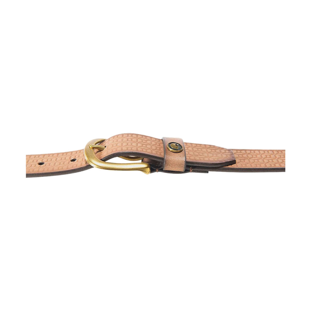Carhartt Women's Leather Basketweave Belt - Dark Brown - Lenny's Shoe & Apparel