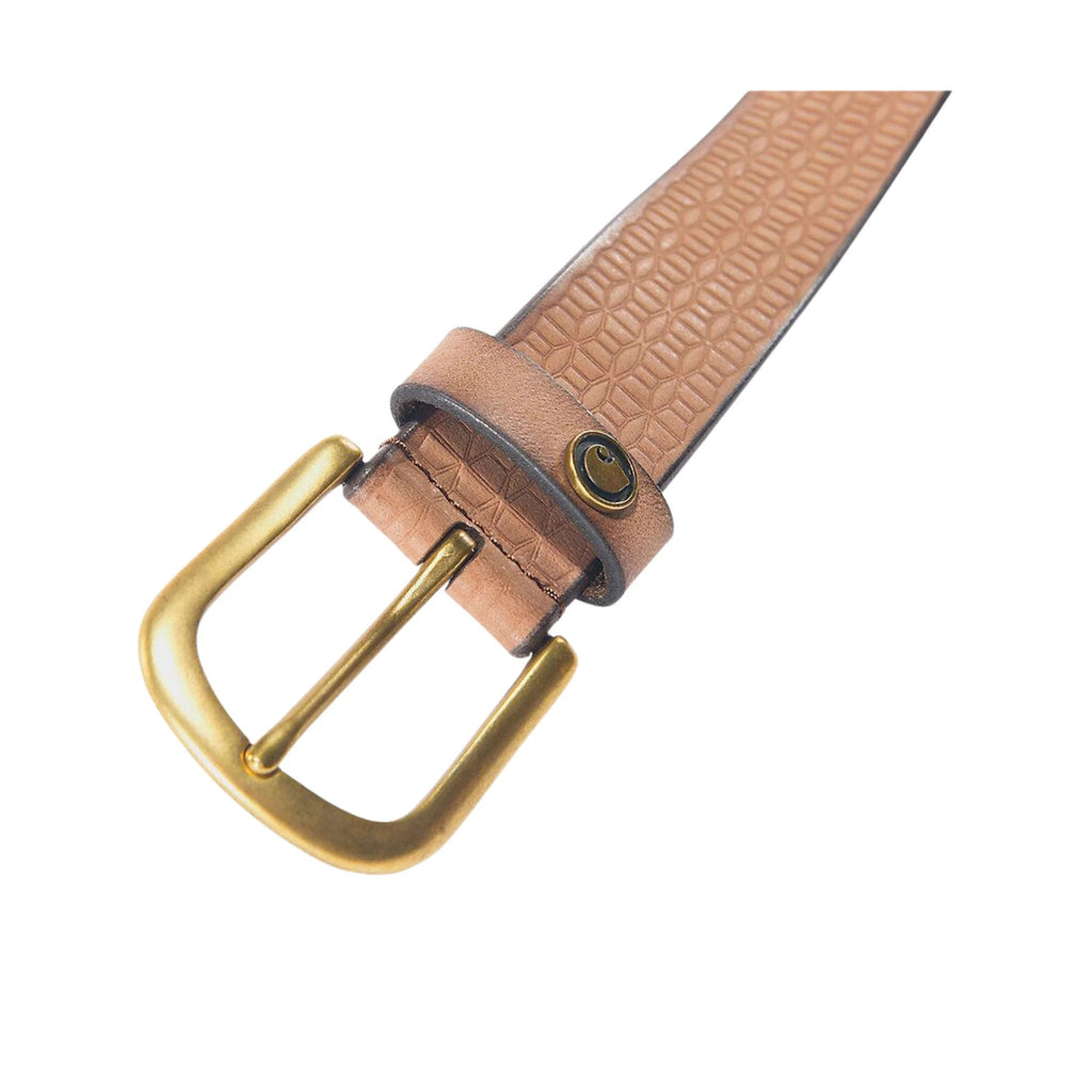 Carhartt Women's Leather Basketweave Belt - Dark Brown - Lenny's Shoe & Apparel