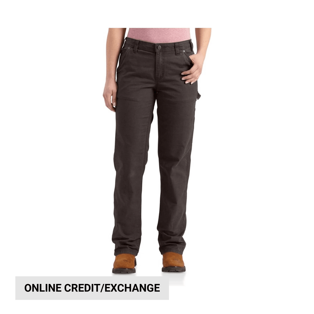 Carhartt Women's Original Fit Crawford Pant - Dark Brown - Lenny's Shoe & Apparel