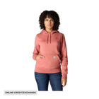 Carhartt Women's Relaxed Fit Midweight Logo Sleeve Graphic Sweatshirt - Dusty Cedar Heather - Lenny's Shoe & Apparel