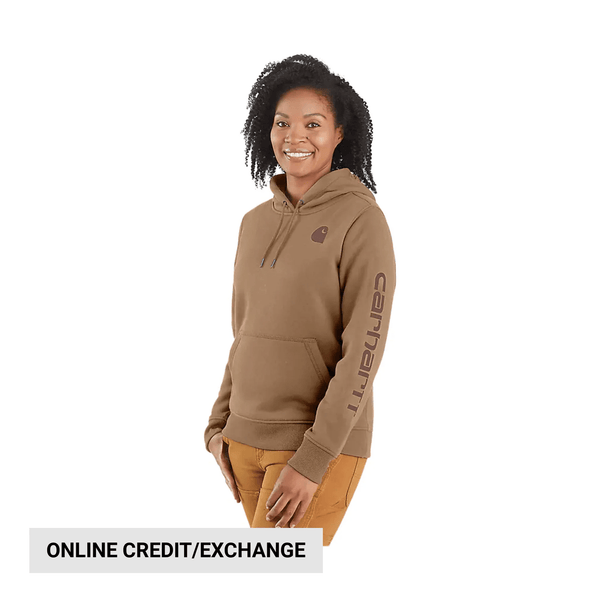 carhartt レディース Carhartt Relaxed Fit Tencel Half Zip Sweatshirt for Women in