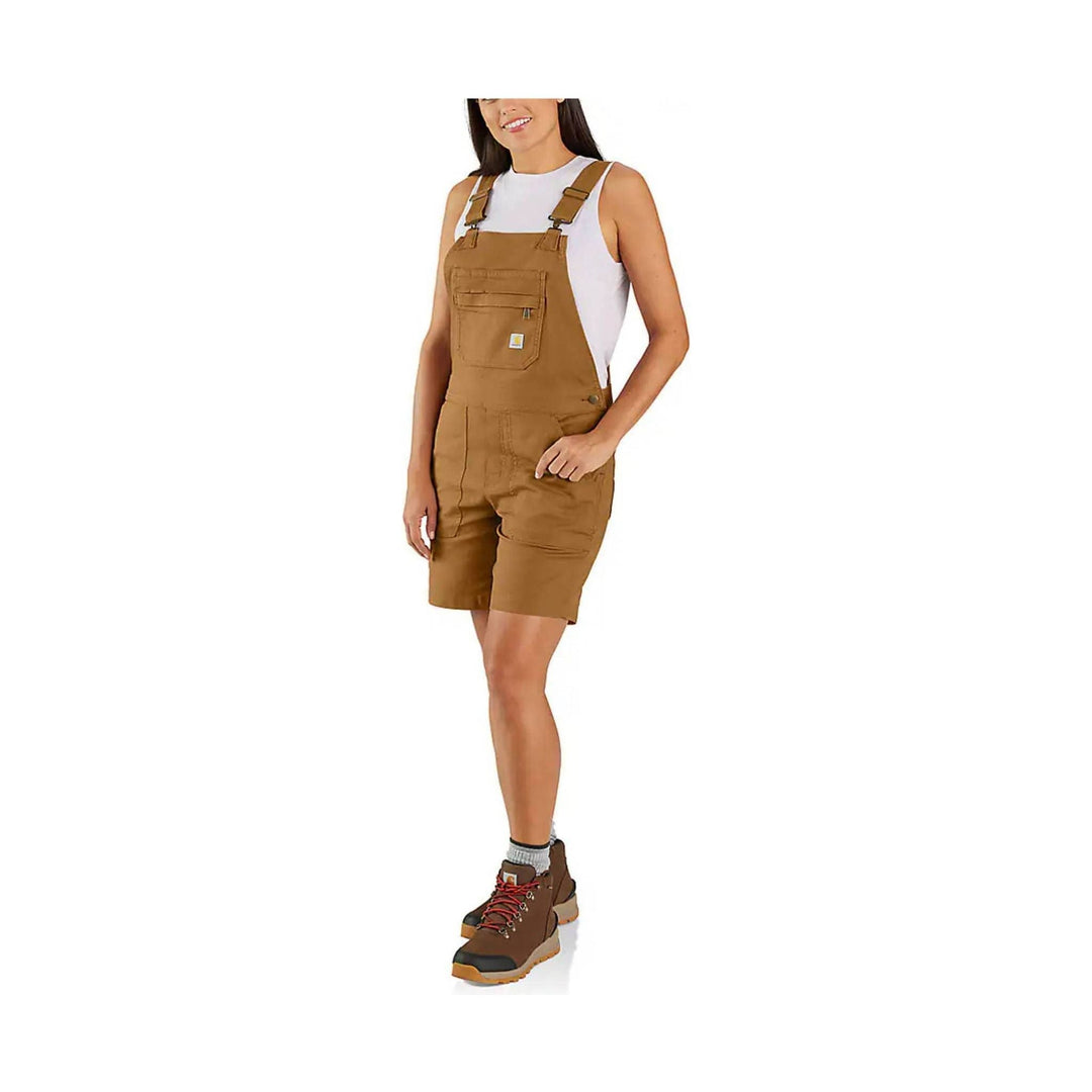 Carhartt 105268 Factory 2nd Women's Rugged Flex Relaxed Fit Canvas Shortall