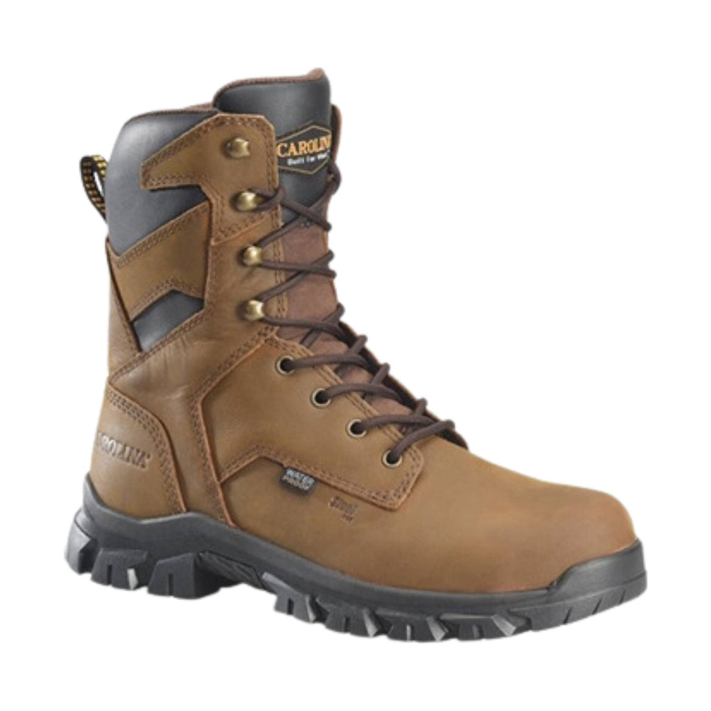 Carolina Waterproof Steel Toe Brown Leather Work Boots - Lace-Up 28 Series 8 main image 3