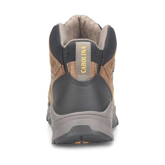 Hiking shoe with 'Carolina' branding on a white background