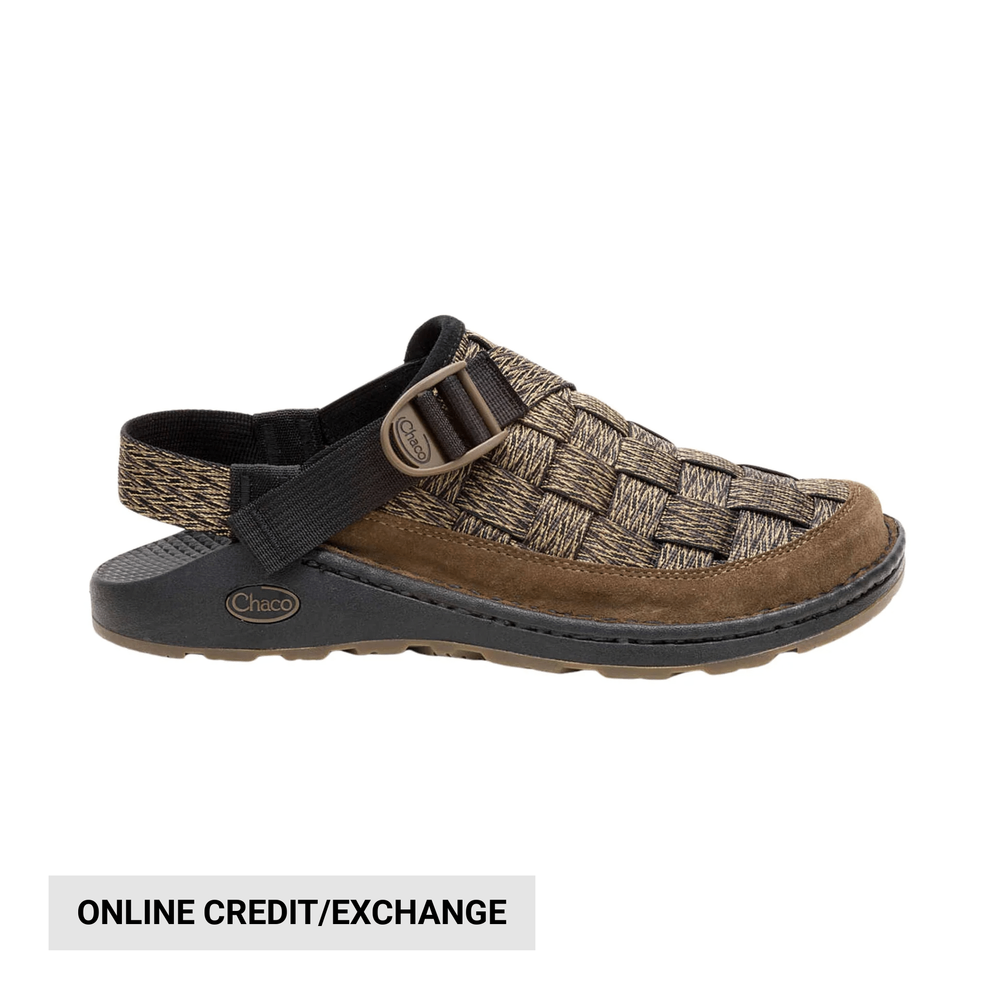 Chaco Men's Canyon Woven Clog - Hut Dark Sand – Lenny's Shoe & Apparel