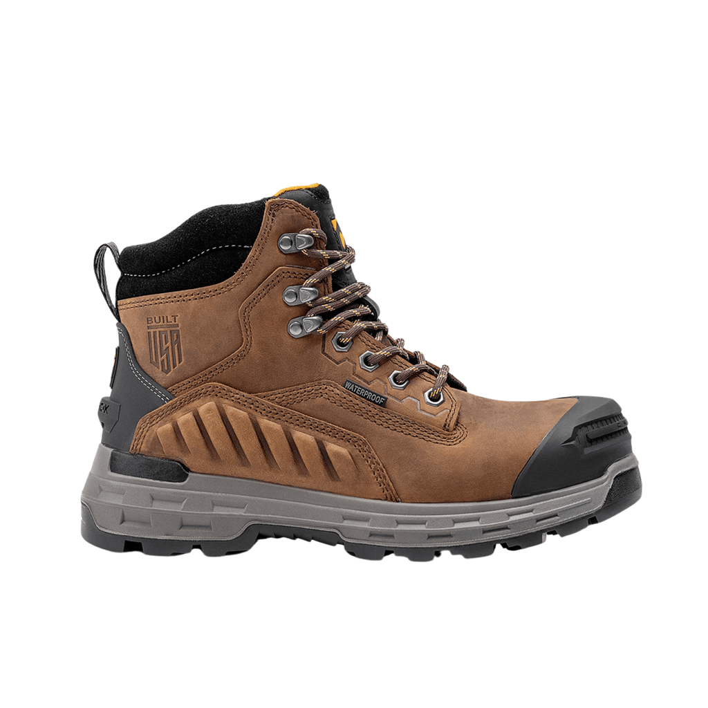Chinook Men's Wildwood 6 Inch Waterproof Composite Toe Work Boots - Brown - Lenny's Shoe & Apparel