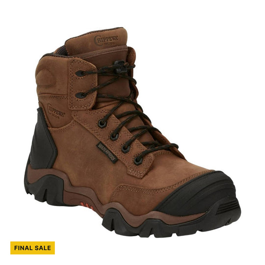 Chippewa Women's Cross Terrain 6in Composite Toe Waterproof - Brown - FINAL SALE - Lenny's Shoe & Apparel