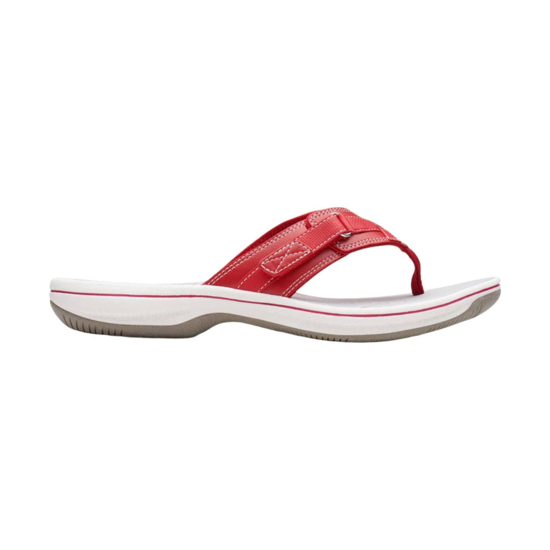 Clarks Women's Breeze Sea - Red - Lenny's Shoe & Apparel