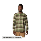 Columbia Men's Cornell Woods Flannel Long Sleeve Shirt - Stone Green Classic Multi Tartan - Lenny's Shoe & Apparel