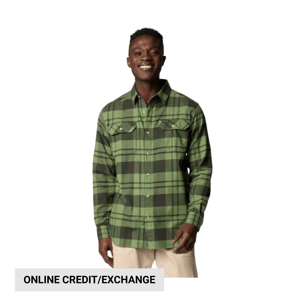 Columbia Men's Flare Gun Stretch Flannel Shirt - Canteen River Crossing Plaid - Lenny's Shoe & Apparel
