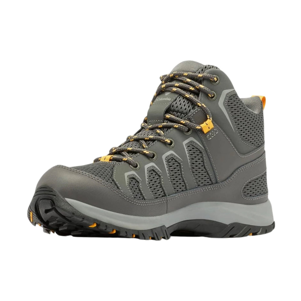 Columbia Men's Granite Trail Mid Waterproof Hiking Boots - Dark Grey/Raw Honey - Lenny's Shoe & Apparel