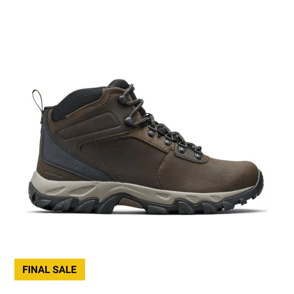 Columbia Men's Newton Ridge Plus II Waterproof Boots - Cordovan/Squash - Lenny's Shoe & Apparel