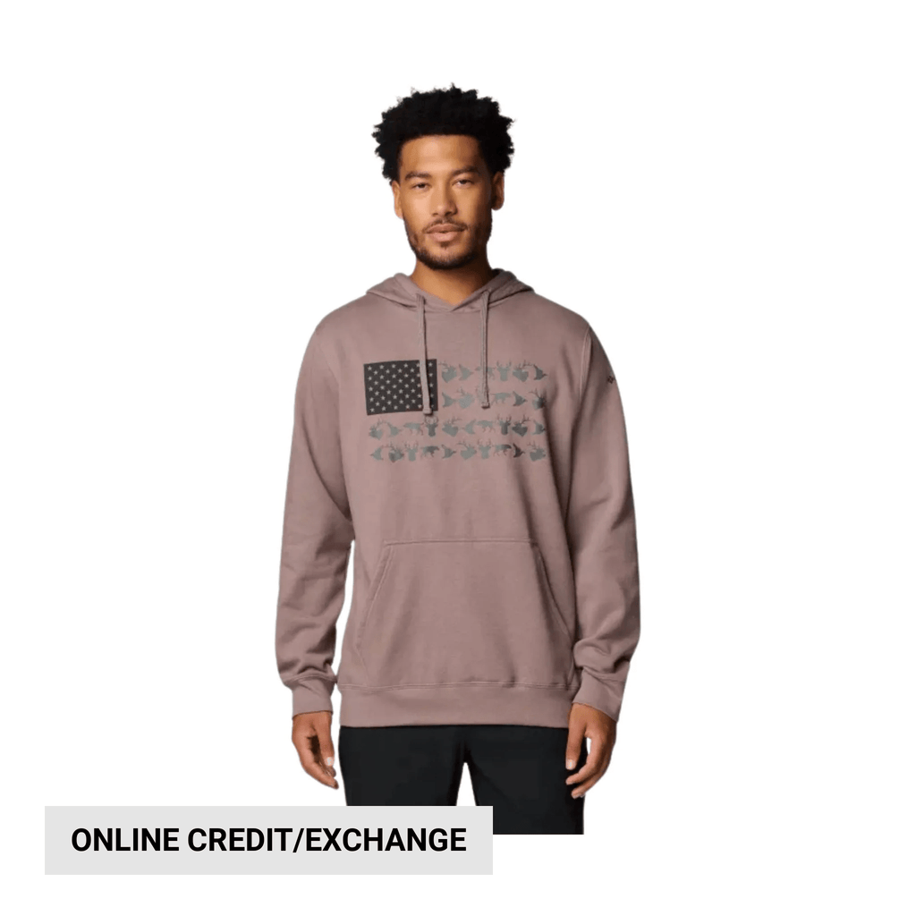 Columbia Men's PHG Game Flag II Hoodie - Iron/Black Hunt Flag - Lenny's Shoe & Apparel