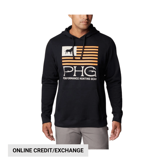 Columbia Men's PHG Hunt Star Hoodie - Black/Blaze - Lenny's Shoe & Apparel