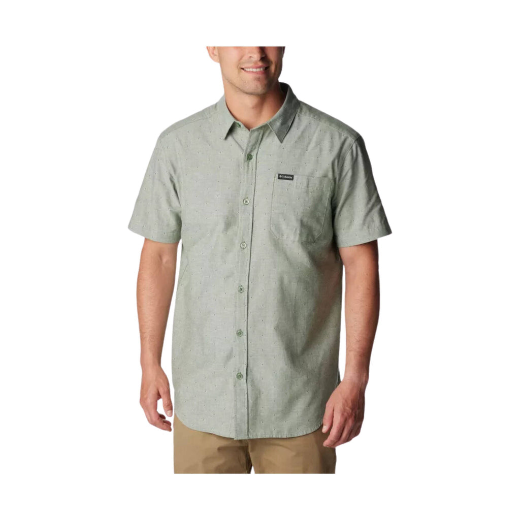 Columbia Men's Rapid Rivers Novelty Short Sleeve Shirt - Canteen Spaced - Lenny's Shoe & Apparel