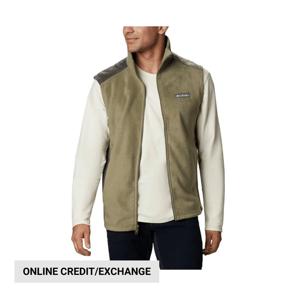 Columbia Men's Steens Mountain Fleece Vest Stone Green