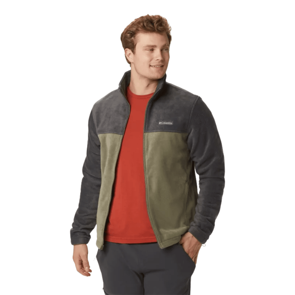 Columbia Men's Steens Mountain Full Zip 2.0 - Shark/Stone Green - ONLINE STORE CREDIT/EXCHANGE ONLY - Lenny's Shoe & Apparel