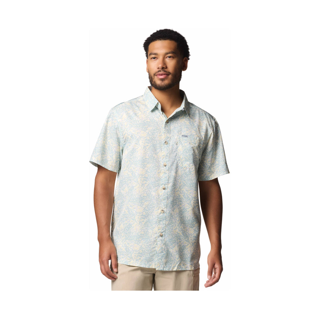 Columbia Men's Super Slack Tide Camp Shirt - Lemon Wash - Lenny's Shoe & Apparel