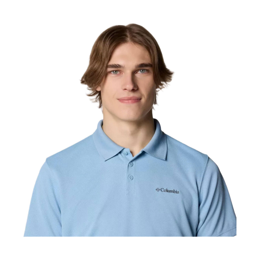 Columbia Men's Utilizer Polo - Ripple Blue - Lenny's Shoe & Apparel