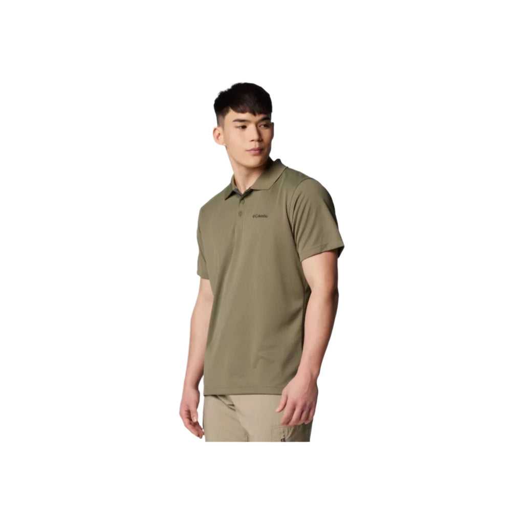 Columbia Men's Utilizer Polo - Stone Green - Lenny's Shoe & Apparel
