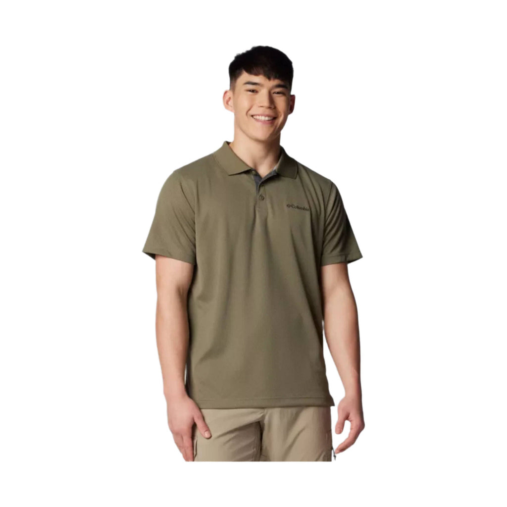 Columbia Men's Utilizer Polo - Stone Green - Lenny's Shoe & Apparel