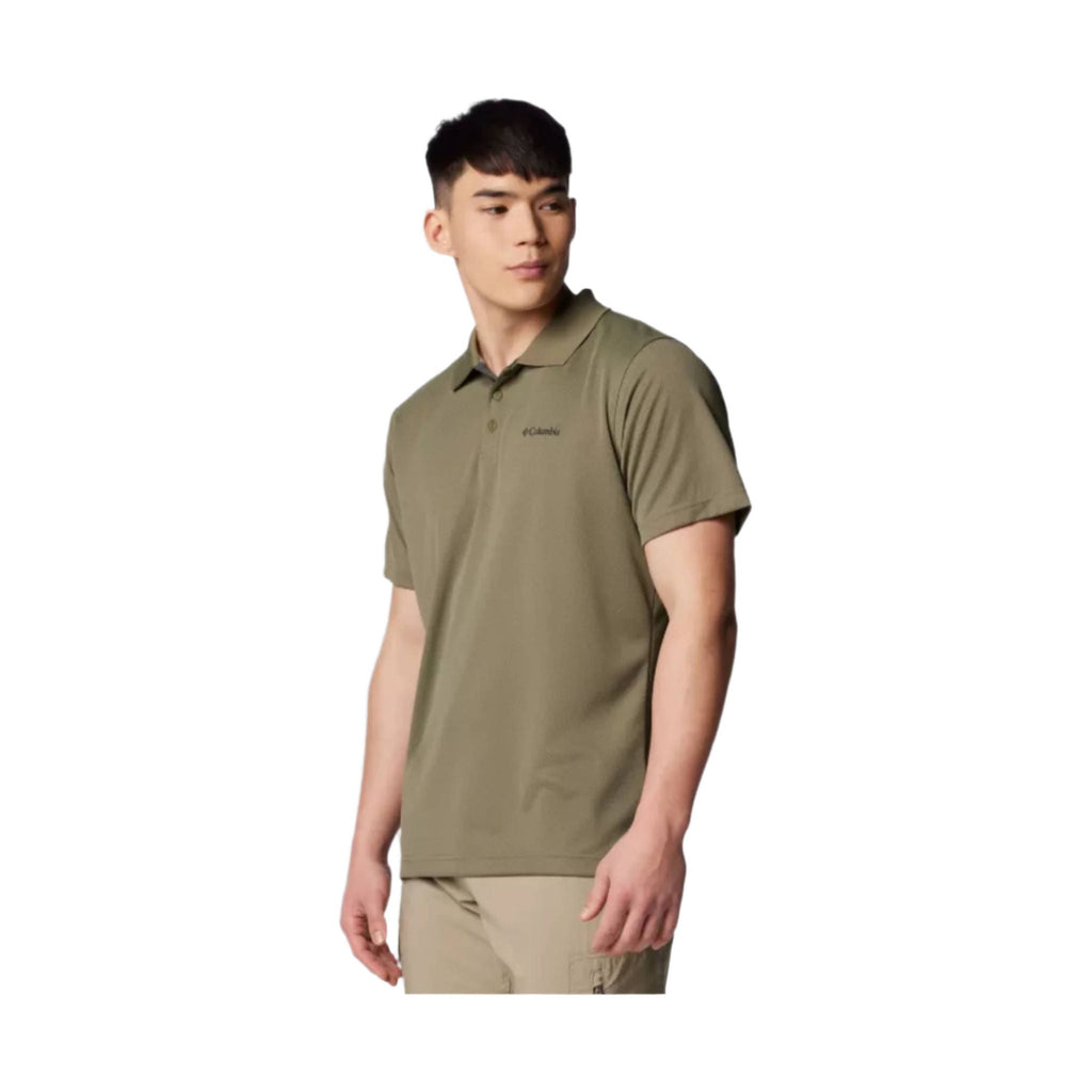 Columbia Men's Utilizer Polo - Stone Green - Lenny's Shoe & Apparel