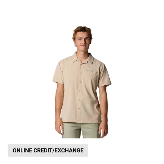 Columbia Men's Utilizer Short Sleeve Camp Shirt - Ancient Fossil - Lenny's Shoe & Apparel