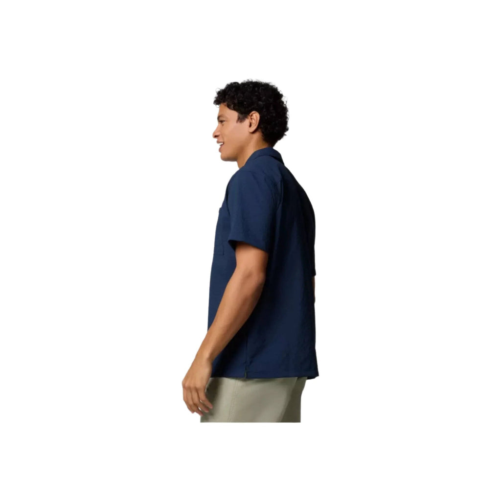 Columbia Men's Utilizer Short Sleeve Camp Shirt - Collegiate Navy - Lenny's Shoe & Apparel