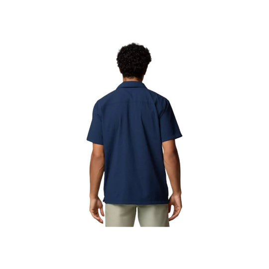 Columbia Men's Utilizer Short Sleeve Camp Shirt - Collegiate Navy - Lenny's Shoe & Apparel