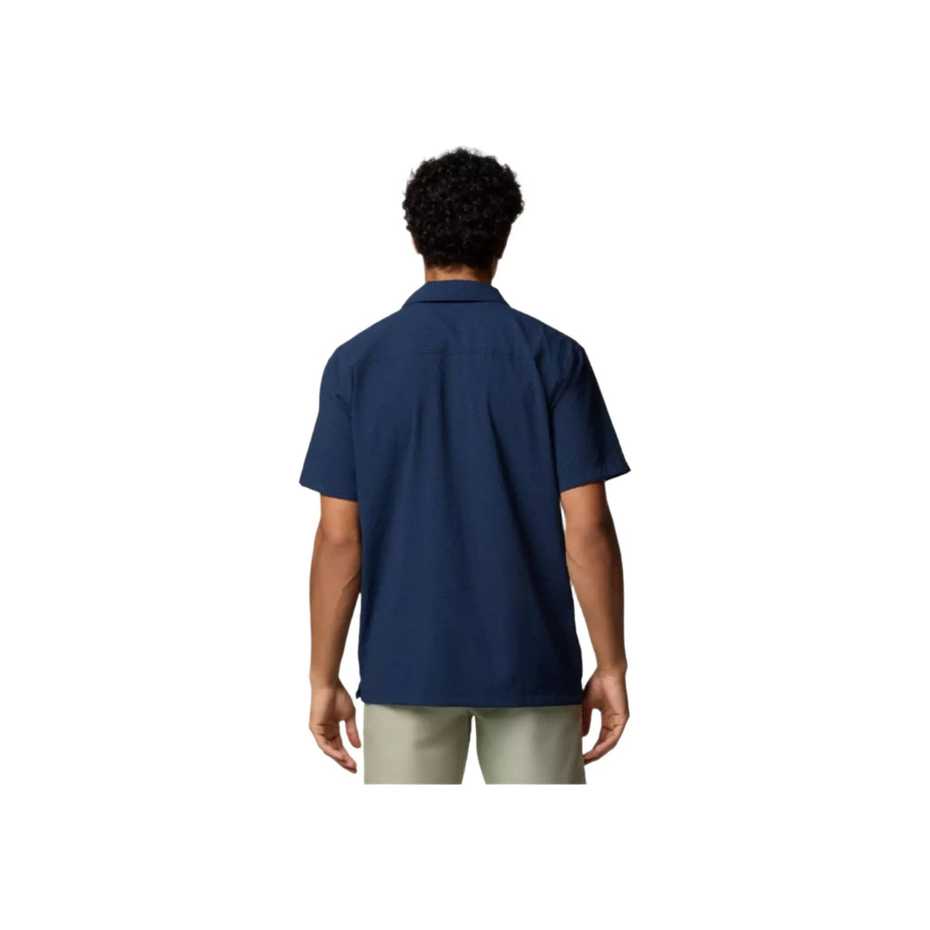 Columbia Men's Utilizer Short Sleeve Camp Shirt - Collegiate Navy - Lenny's Shoe & Apparel