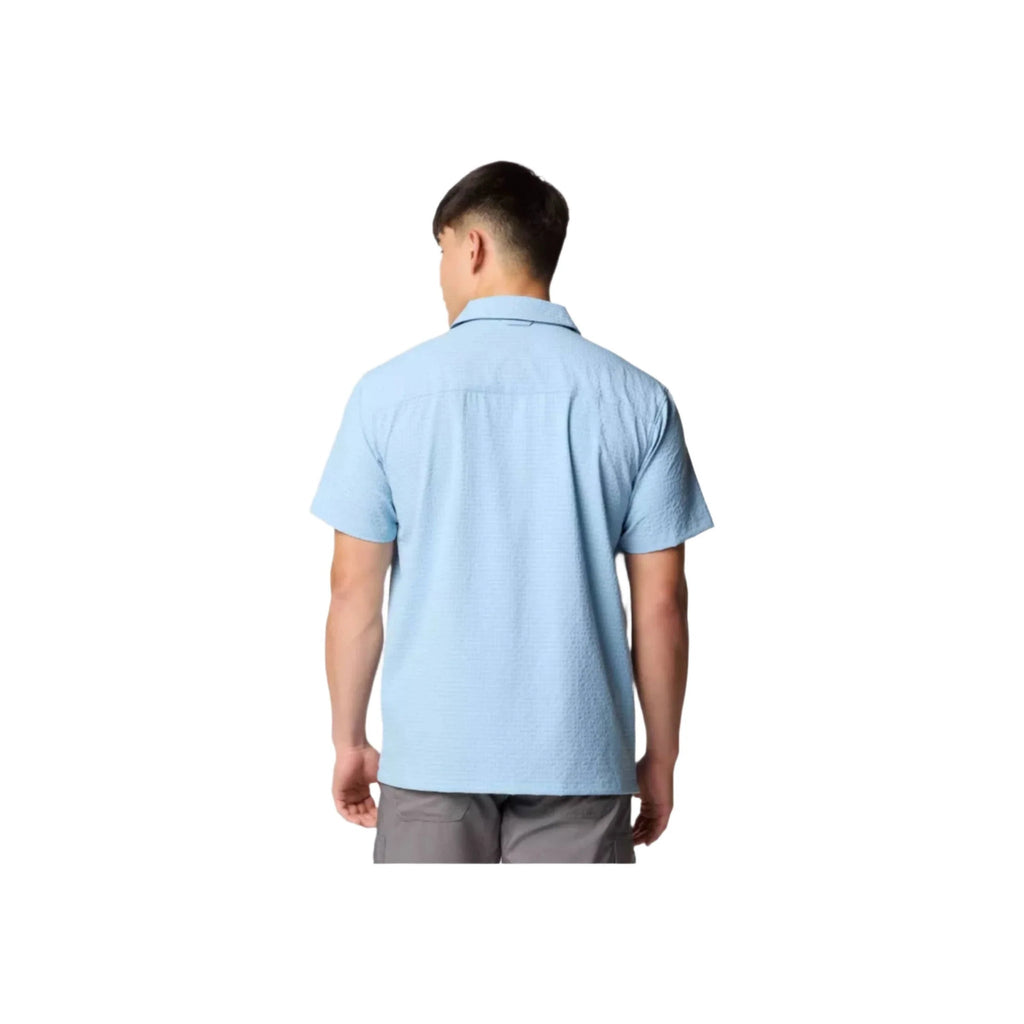 Columbia Men's Utilizer Short Sleeve Camp Shirt - Ripple Blue - Lenny's Shoe & Apparel
