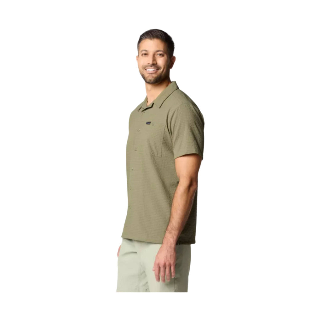 Columbia Men's Utilizer Short Sleeve Camp Shirt - Stone Green - Lenny's Shoe & Apparel