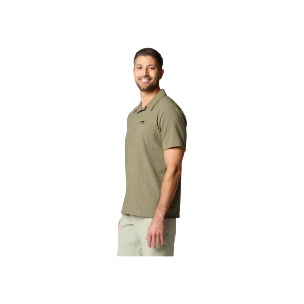 Columbia Men's Utilizer Short Sleeve Camp Shirt - Stone Green - Lenny's Shoe & Apparel