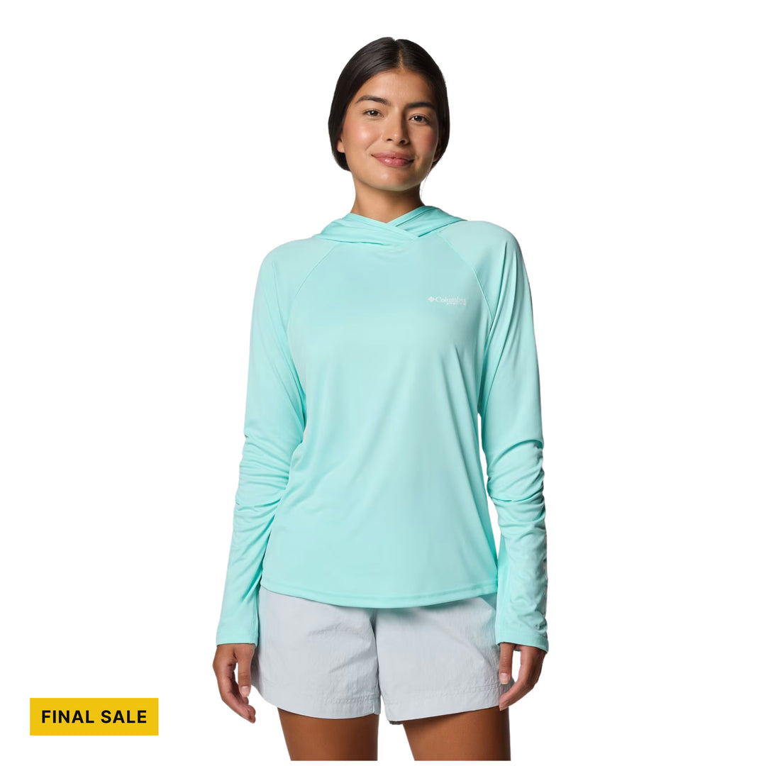 Columbia Women's PFG Tidal Tee II Hoodie - Gulf Stream - FINAL SALE - Lenny's Shoe & Apparel