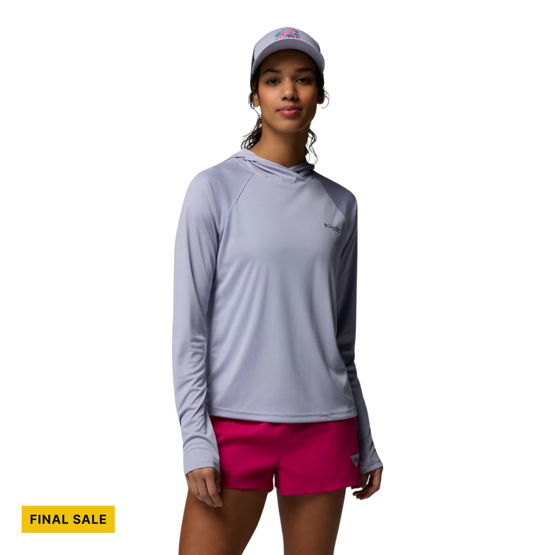 Columbia Women's PFG Tidal Tee II Hoodie - New Moon - FINAL SALE - Lenny's Shoe & Apparel