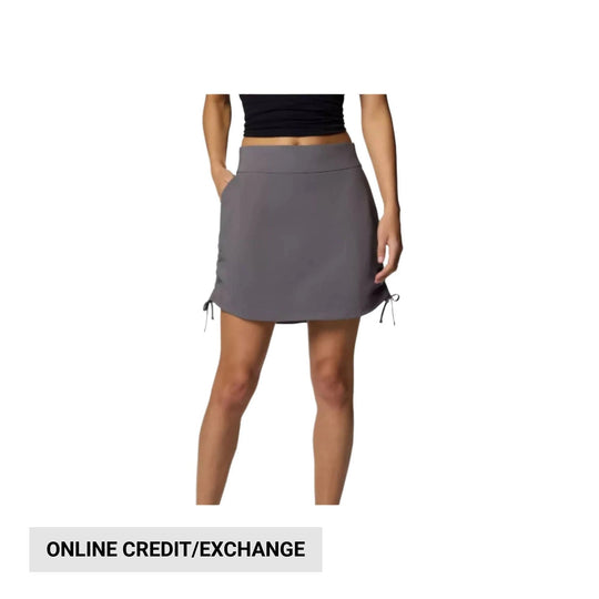Columbia Women's All Seasons Ruched Skort - City Grey - Lenny's Shoe & Apparel